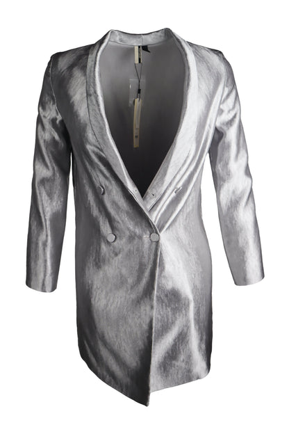 Topshop Shiney Grey Anthracite Jacket Blazer