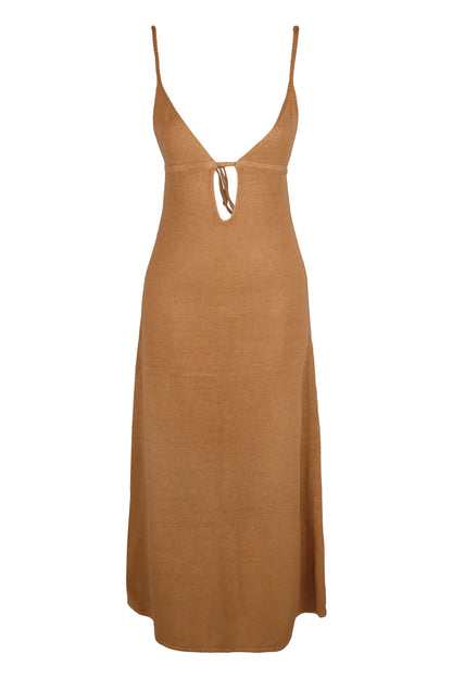 Cult Gaia Light Camel Dress