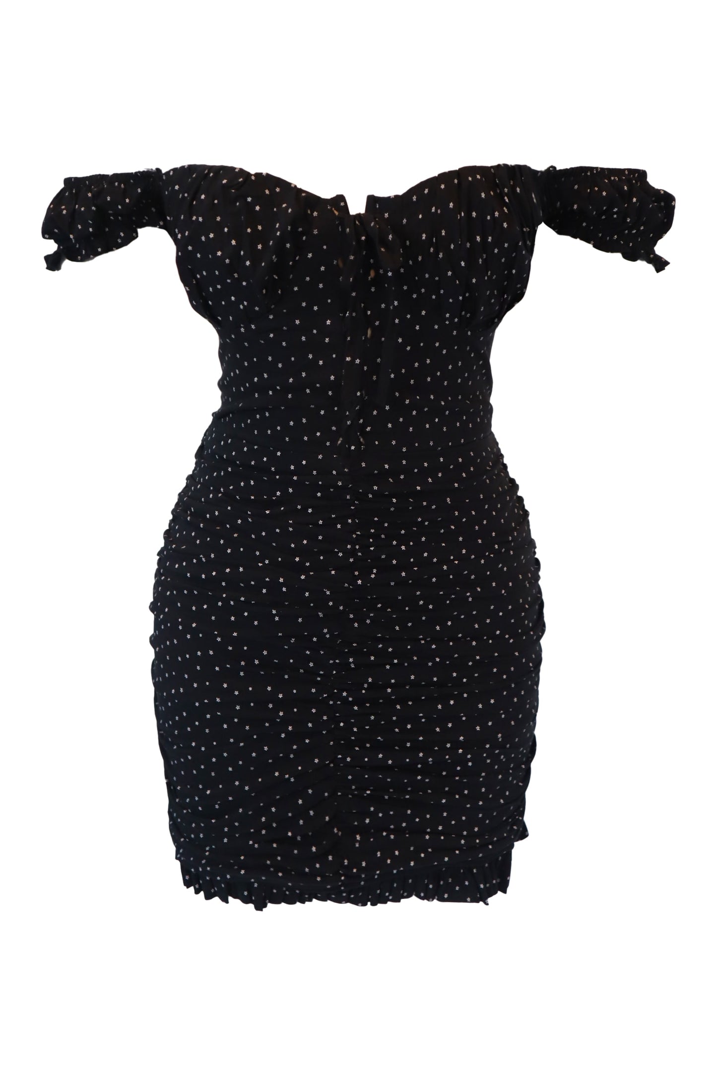 Naia Black Polka Dot Star Dress
