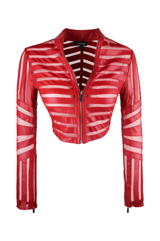 Bebe Red Jacket