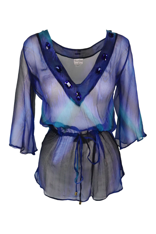 Beach Bunny Blue Beachwear Top