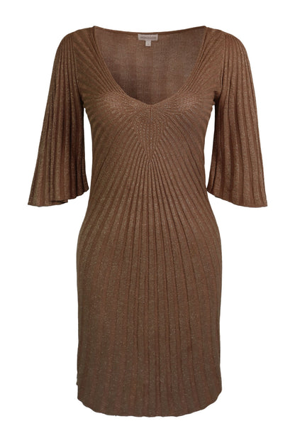 Monsoon Shimmery Ribbed Dress