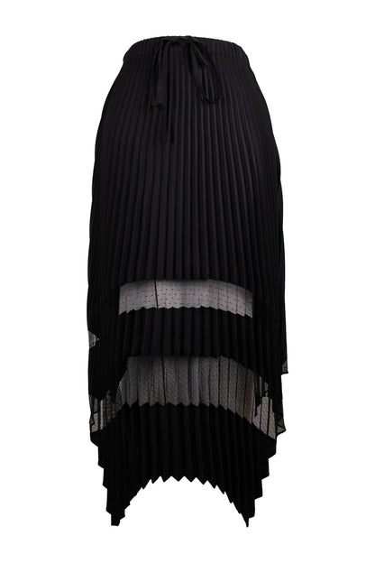 the kooples pileli uzun etek