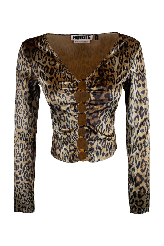 Rotate Leopard Top