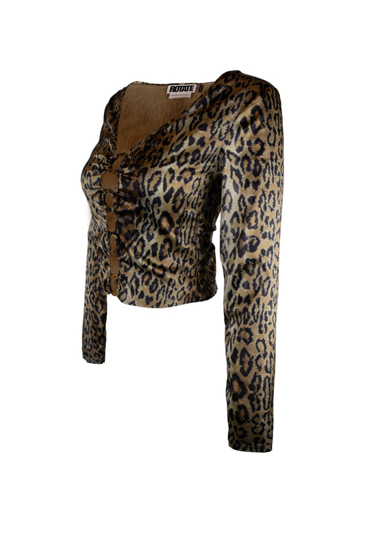 Rotate Leopard Top