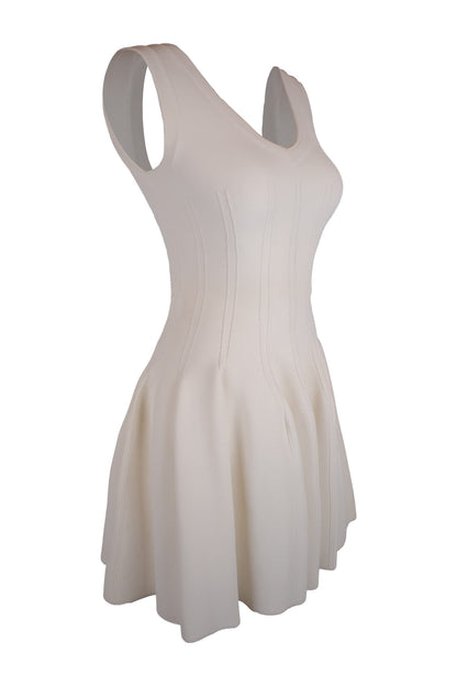 Alaïa Ecru White Dress