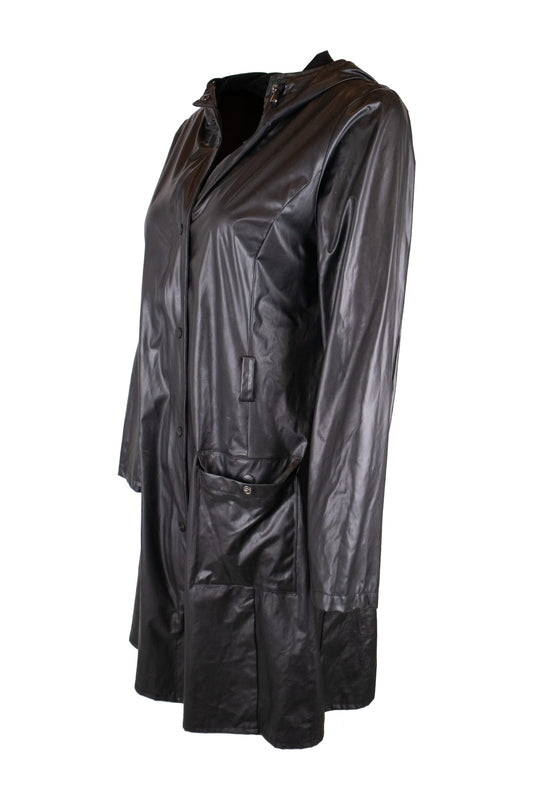 Rains Black Raincoat