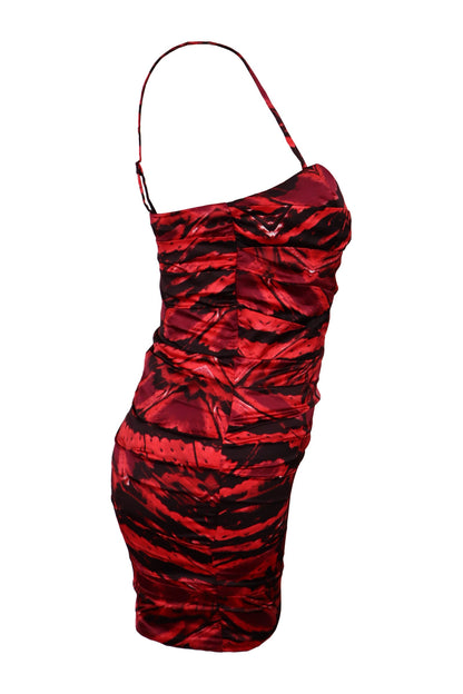 Lipsy Draped Red Dress