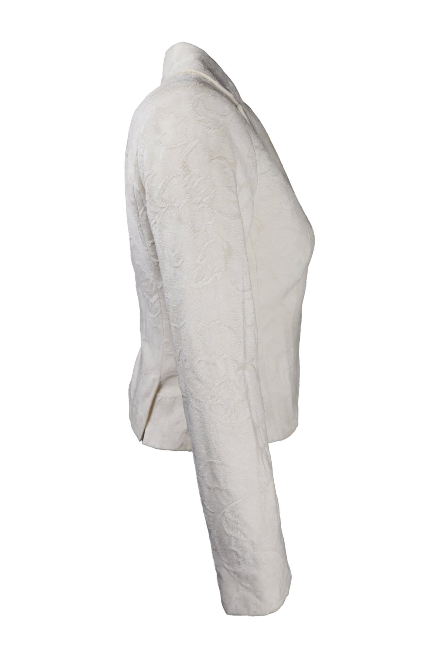 Imperial White With Patterns Jacket Blazer