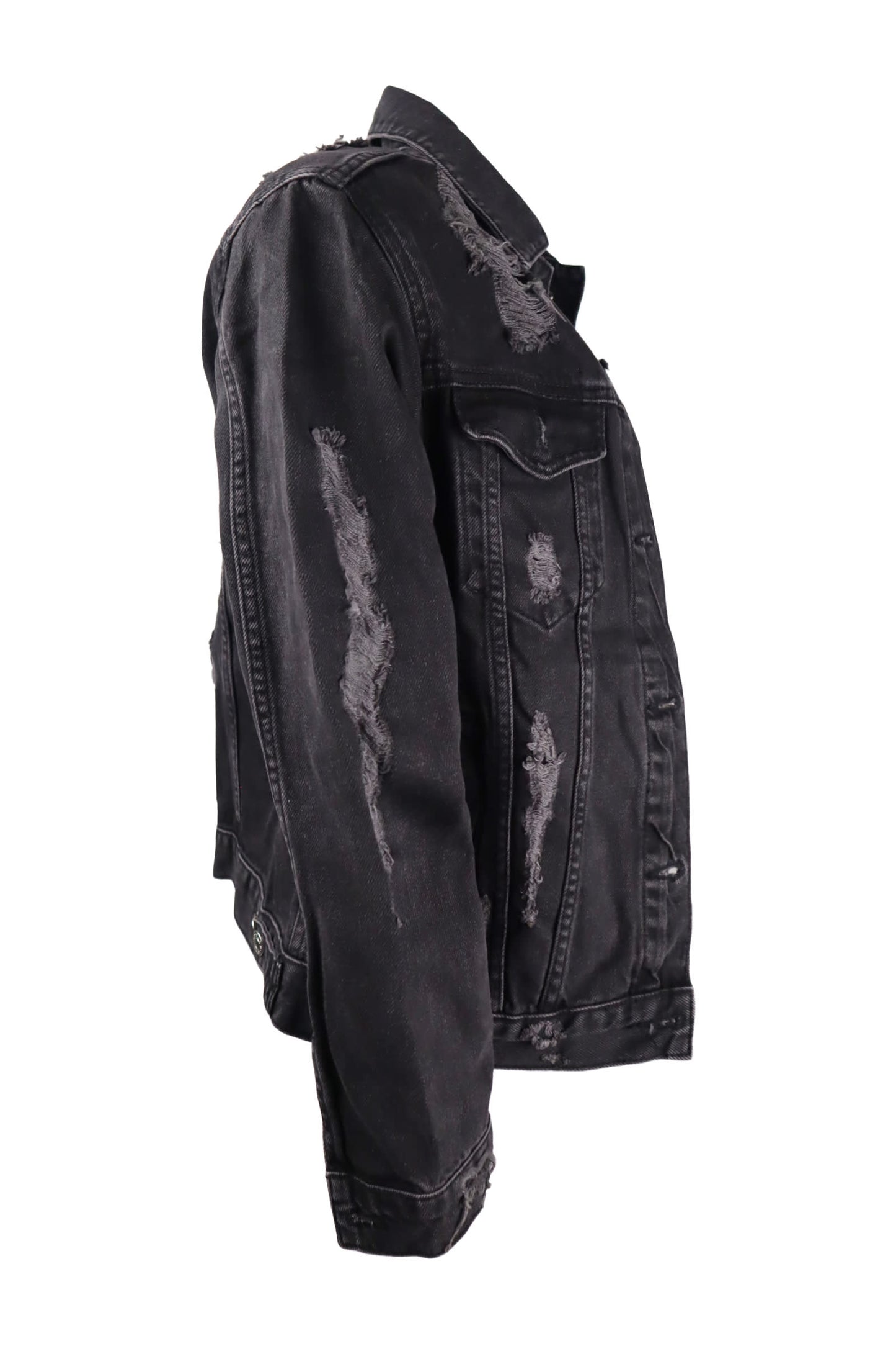 Topshop Black Jacket Denim