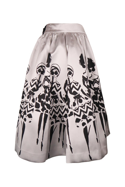 alice and olivia mid balon etek
