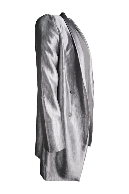 Topshop Shiney Grey Anthracite Jacket Blazer