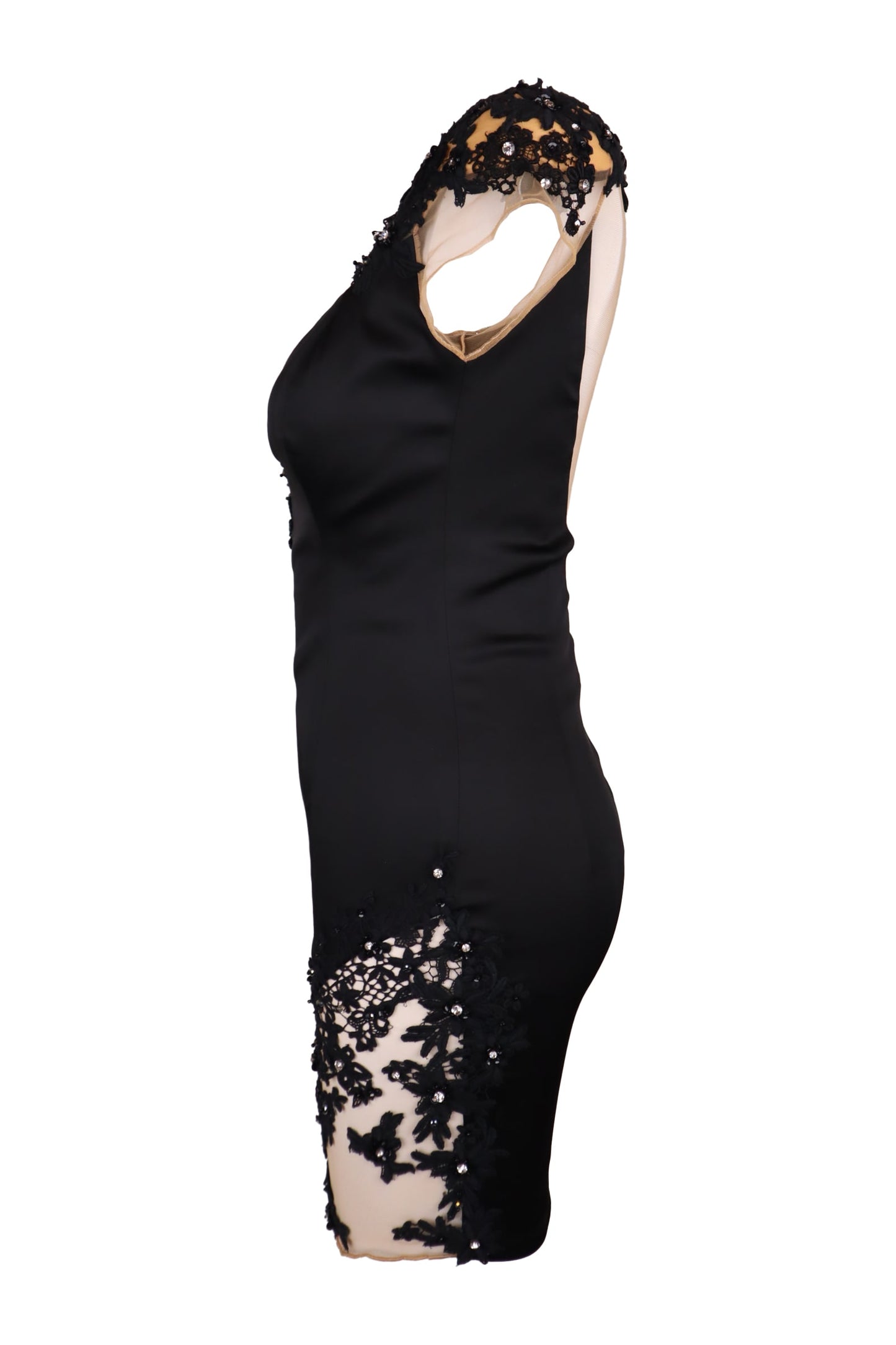 Cinema Asymmetrical Lace Dress