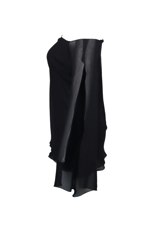 Vakko Sheer Sleeve Top
