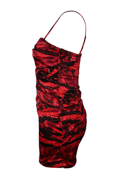 Lipsy Draped Red Dress