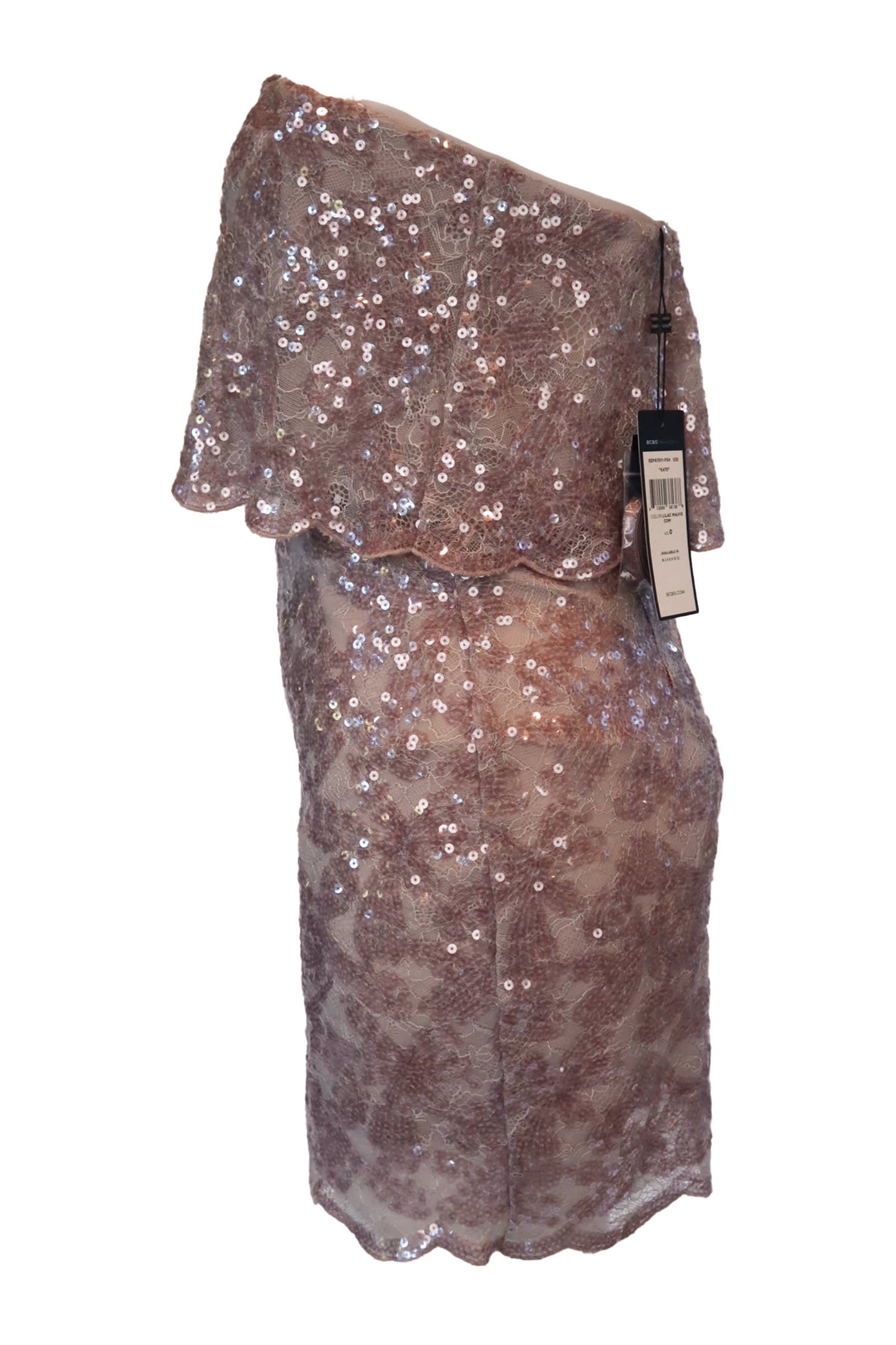 Bcbg Blush Pink Sequin Dress