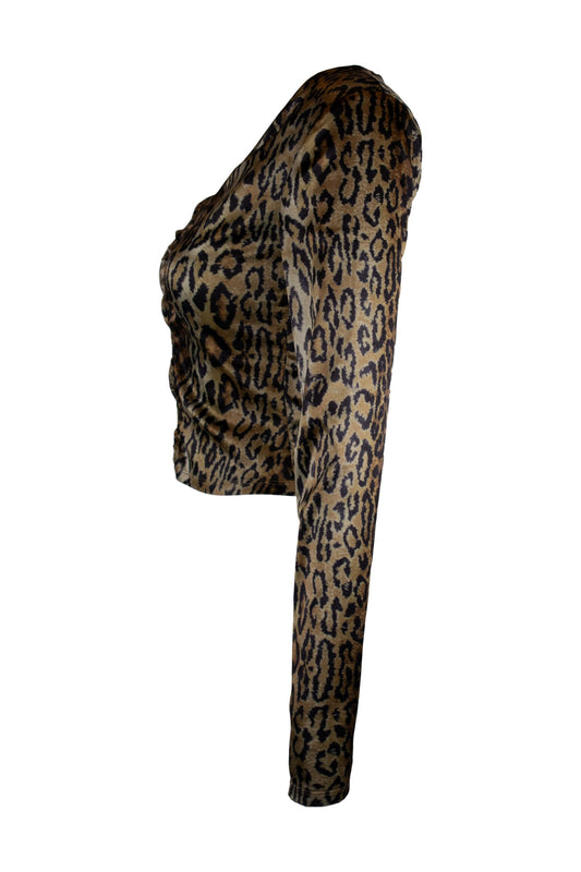 Rotate Leopard Top