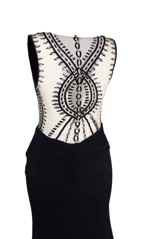 Jovani Crystal Beaded Gown