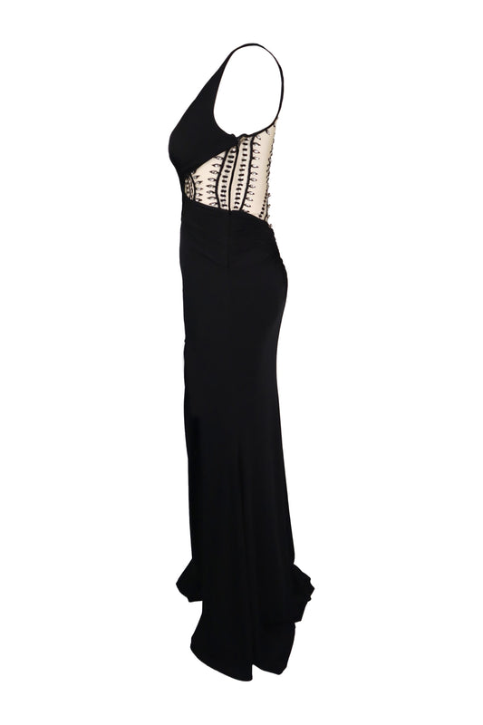 Jovani Crystal Beaded Gown