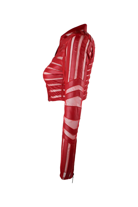 Bebe Red Jacket